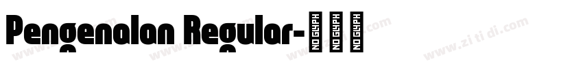 Pengenalan Regular字体转换